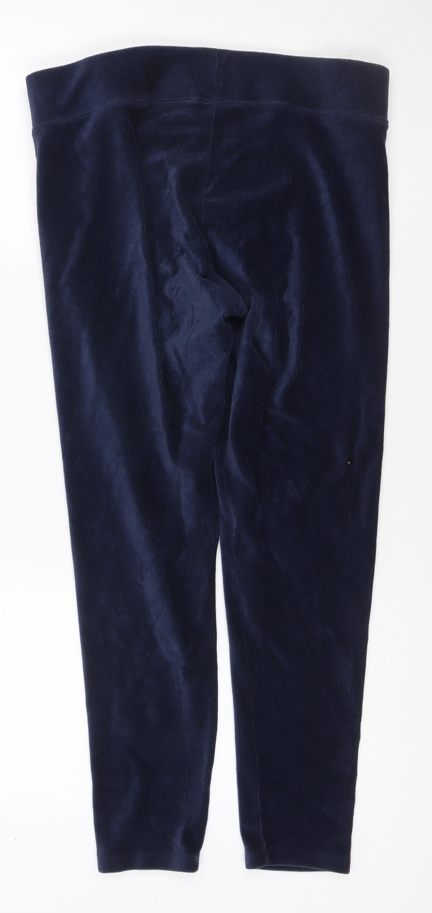 Marks & Spencer Women’s Blue UK 14 Corduroy Stretch Leggings