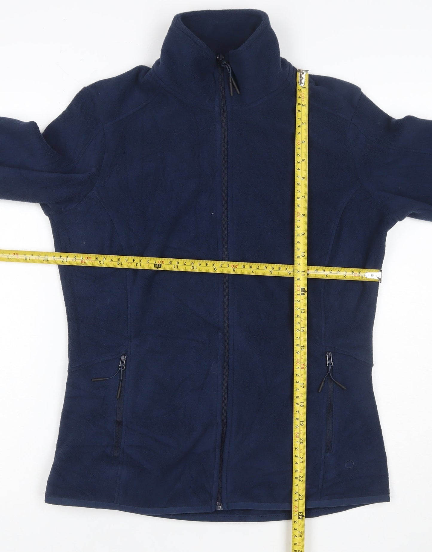Goodmove Women's Blue UK 10 Basic Full Zip Fleece Jacket