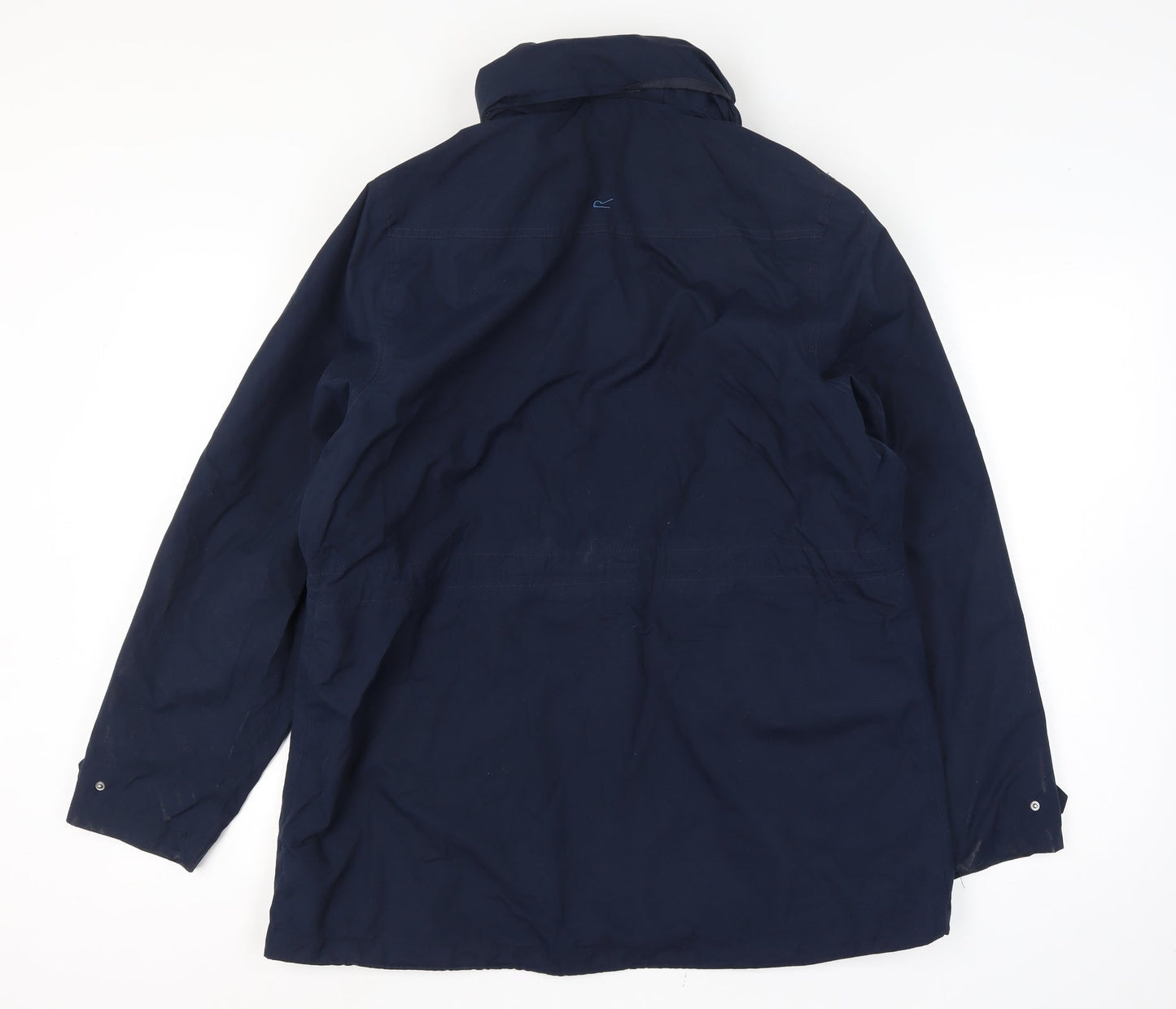 Regatta Women's Navy Blue Size 18 Hooded Waterproof Parka Coat
