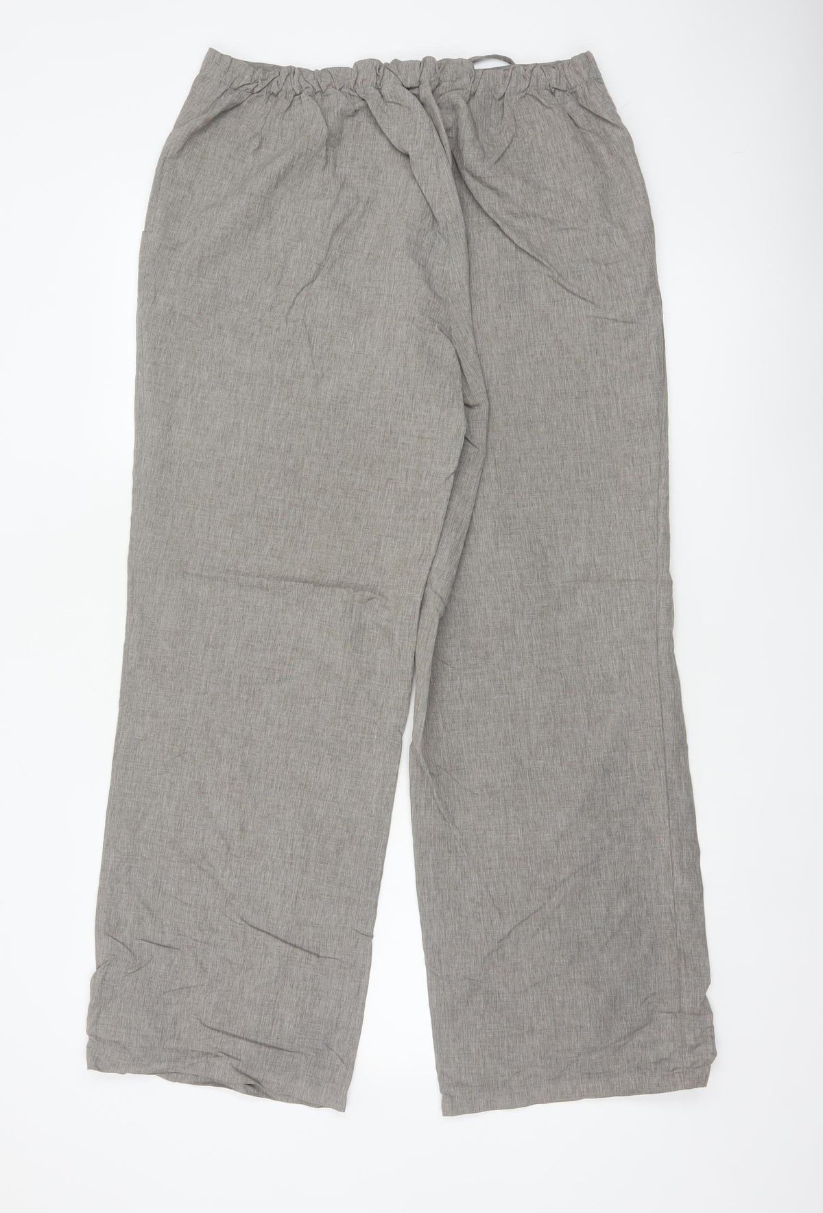 Rohan Women’s Grey Size 14 Thai Drawstring Wide Leg Travel Trousers