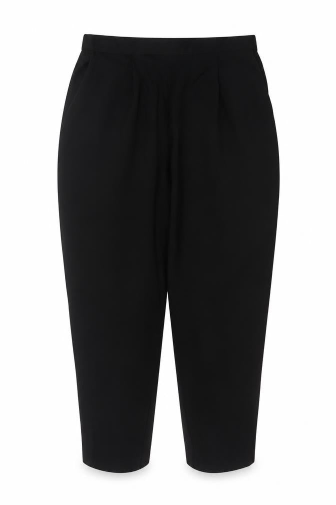 Laura Ashley Women’s Black UK 16 Cropped Tapered Smart Trousers