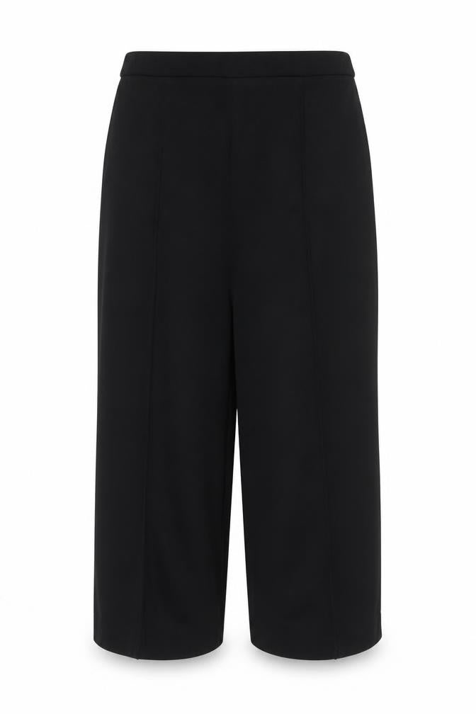Marks & Spencer Women’s Black Size 20 Short Wide Leg High Rise Trousers