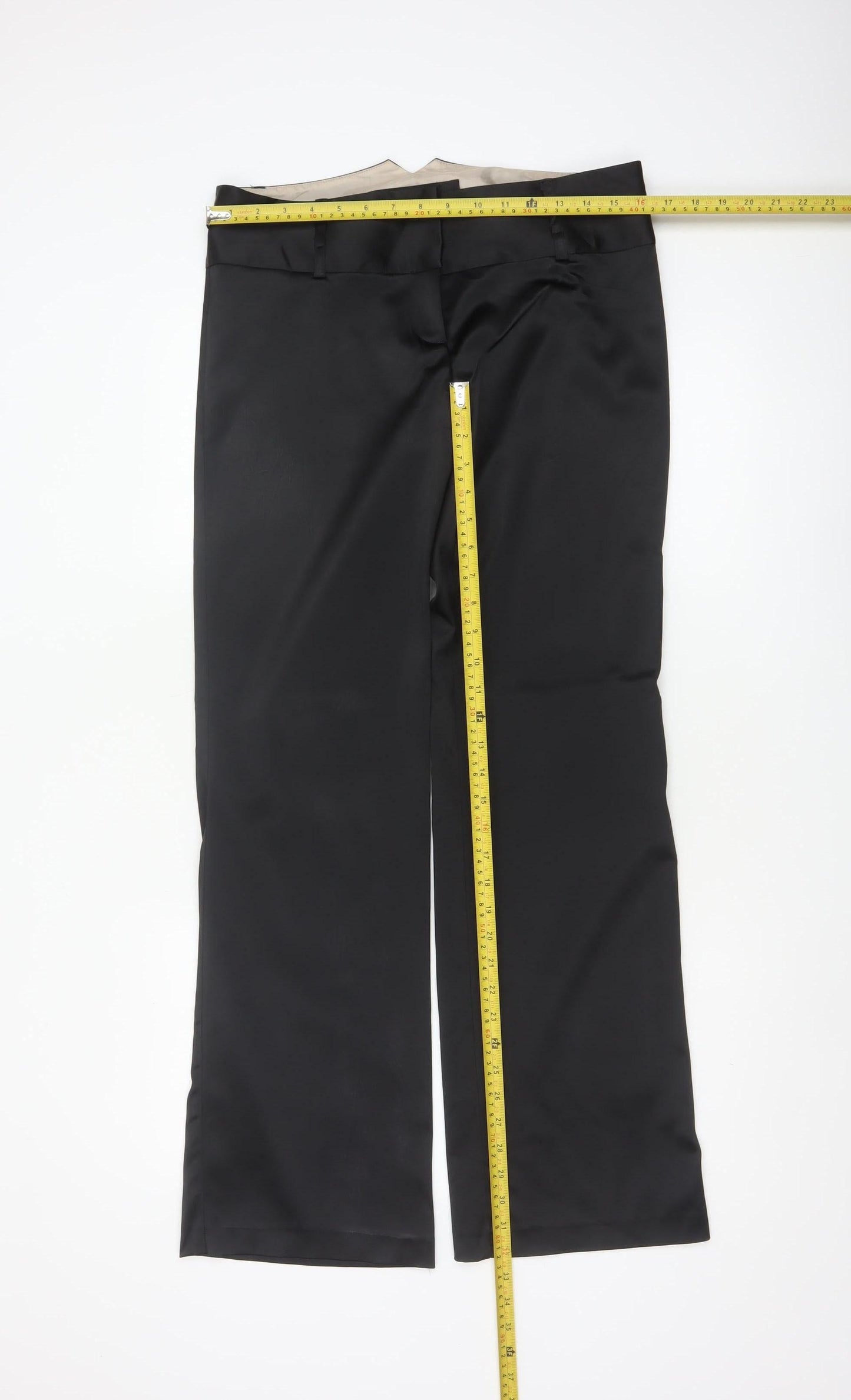 River Island Women’s Black UK 12 Bootcut Dress Trousers Stretch