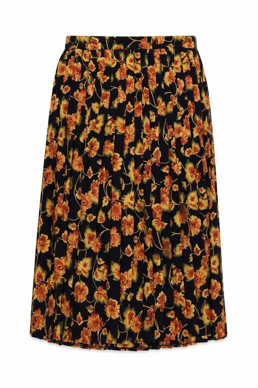 Debenhams Classics Women’s Multicoloured Floral Flared Midi Skirt UK 16