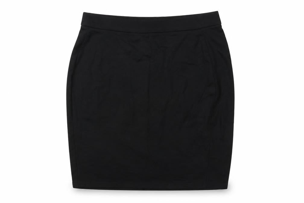 Marks & Spencer Girls Black 15-16 Years Regular Fit School Stretch Skirt