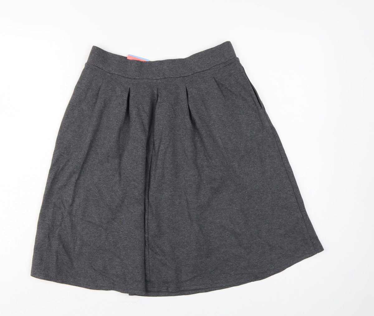 Marks & Spencer Girls Grey 15-16 Years Regular Fit School Uniform Skirt