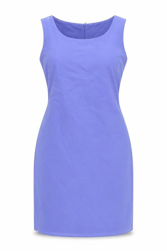 Studio I Women’s Purple Size 12 Sleeveless Sheath Knee Length Dress