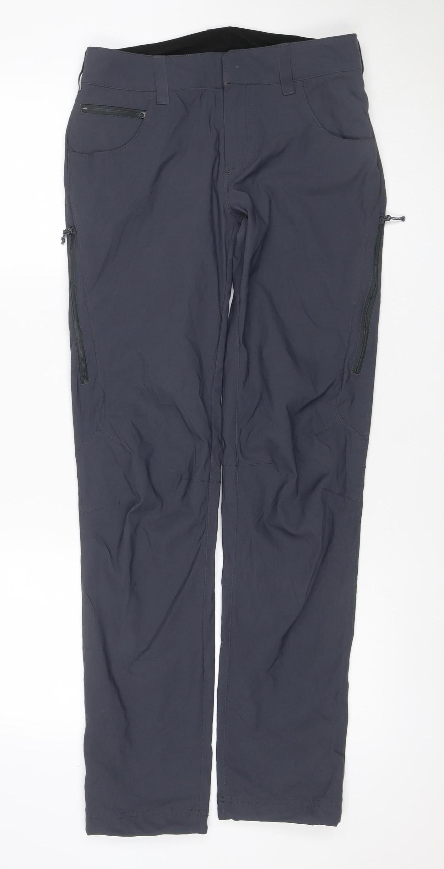 Berghaus Men’s Grey Outdoor Trousers W28 L32 Regular Zip Pockets