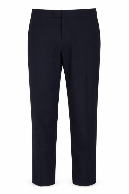 Marks & Spencer Men’s Black 36W 33L Tailored Straight Dress Trousers Stretch