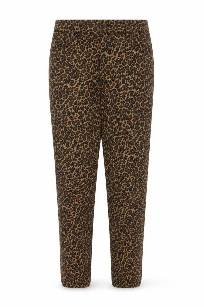 Marks & Spencer Women’s Brown Leopard Print Skinny Jeggings UK 10 Long Stretch