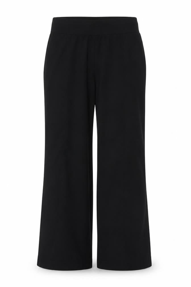 Jigsaw Women Black UK 10 High Rise Bootcut Pull-On Dress Trousers