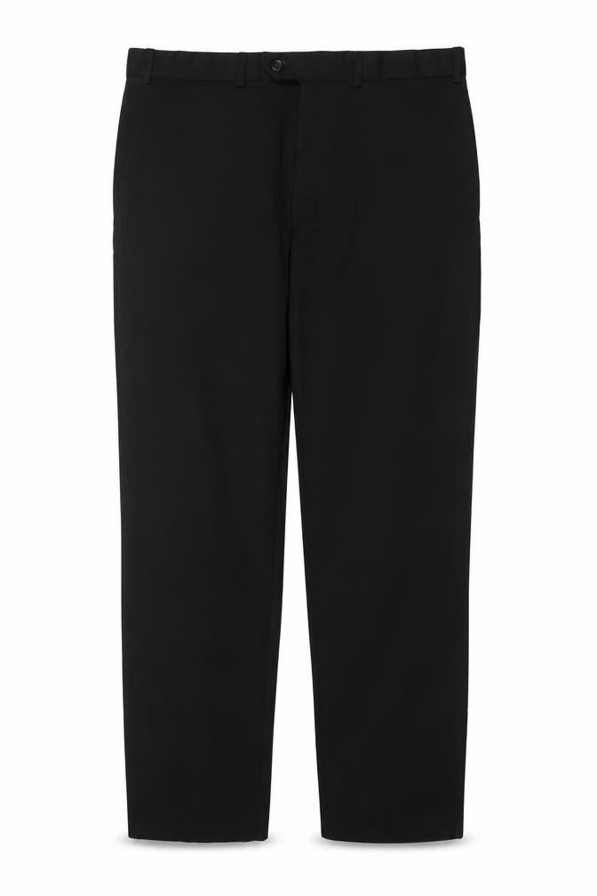 Marks & Spencer Men Black 36in Wool Tailoring Performance Dress Trousers