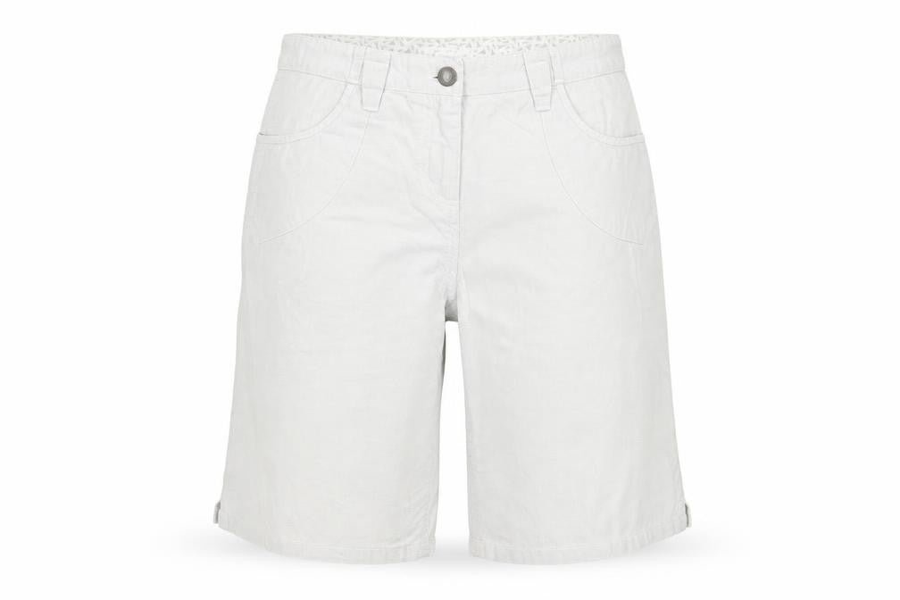 Marks & Spencer Per Una Women Grey White Check Bermuda Shorts UK 10
