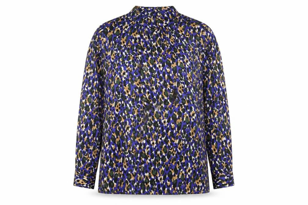Marks & Spencer Women Multicoloured Leopard Print Blouse UK 22