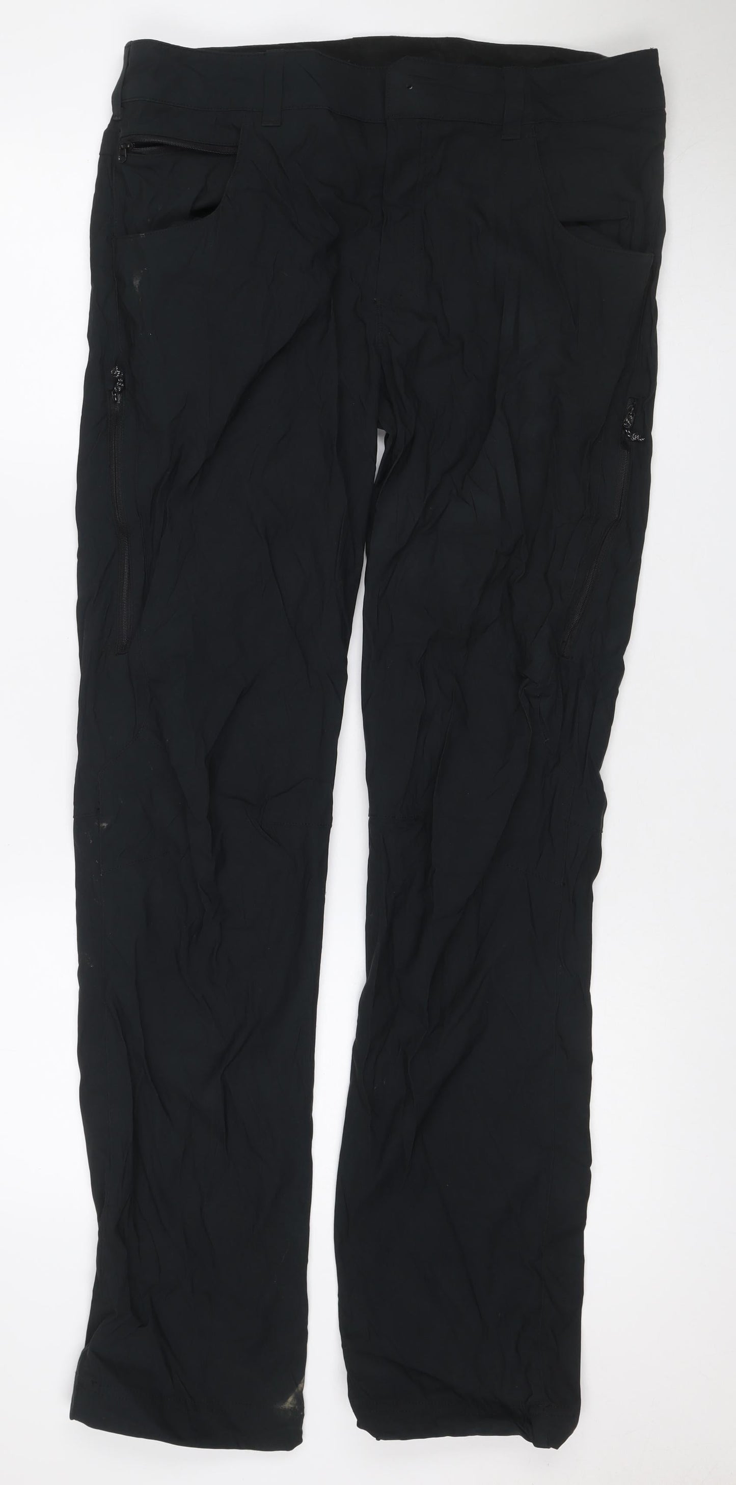Berghaus Men's Black 34W 34L Outdoor Trousers Zip Pockets