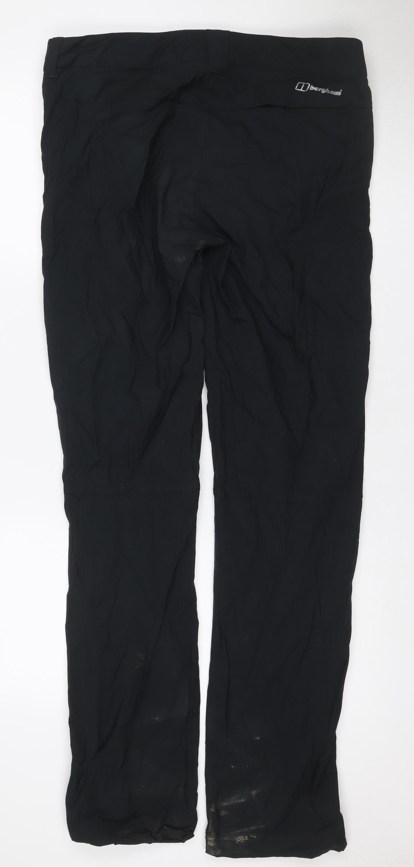 Berghaus Men's Black 34W 34L Outdoor Trousers Zip Pockets