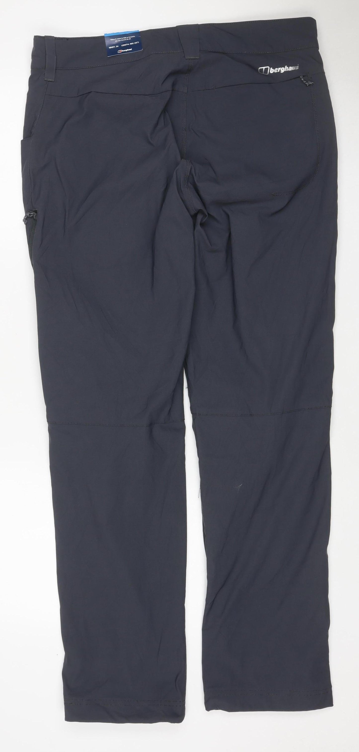 Berghaus Unisex Grey L Stretch Walking Trousers 34R