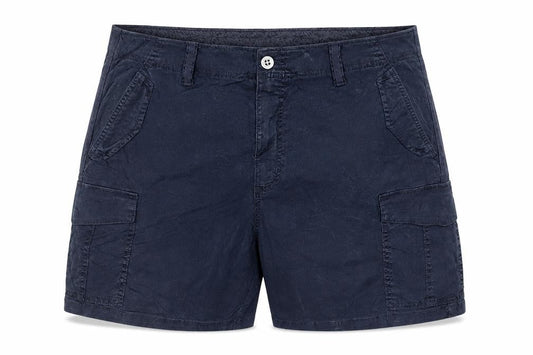 M&S Women’s Navy Blue Size 20 Lyocell Cotton Stretch Cargo Shorts