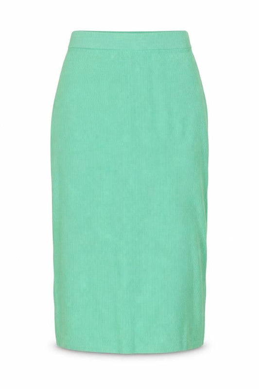 Marks & Spencer Collection Women Green L Knit Straight Pencil Mini Skirt