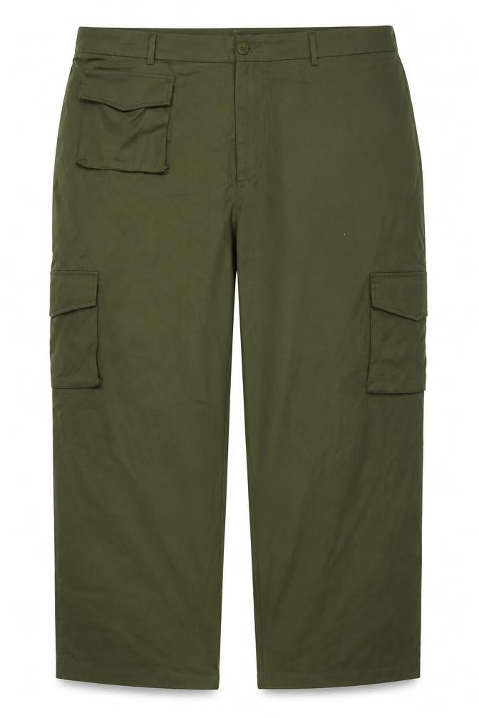 PrettyLittleThing Women’s Khaki Green UK 22 Cargo Straight Leg Trousers