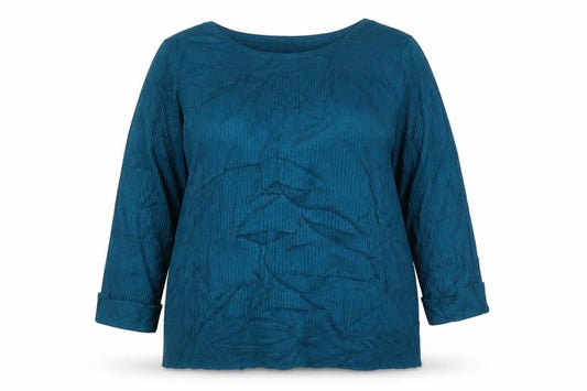 Marks & Spencer Women’s Blue UK 20 Rib Knit Long Sleeve Tunic Jumper