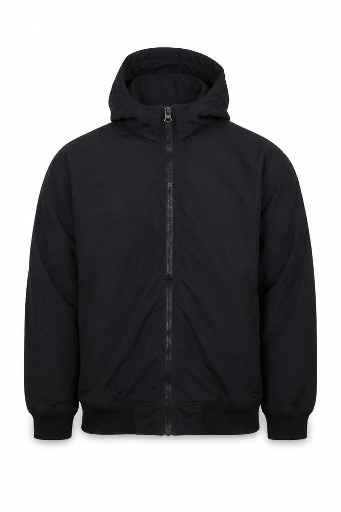 Dickies Men’s Black XL Hooded Padded Full Zip Workwear Jacket