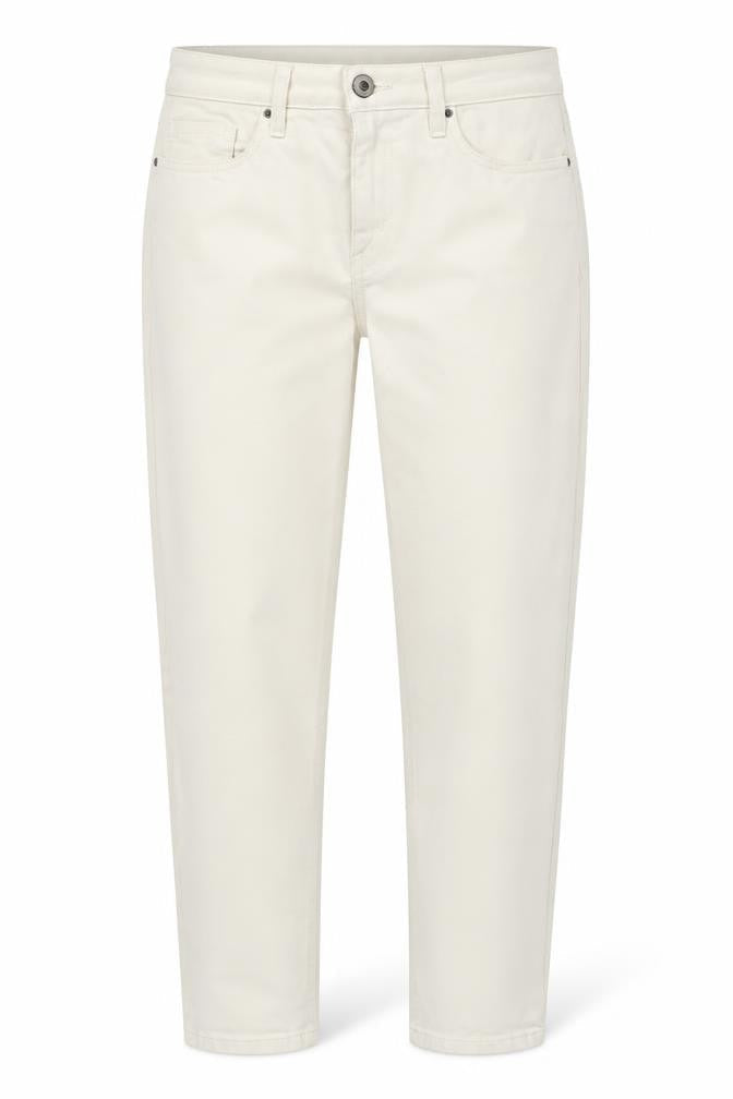 M&S Women Ivory Size 10 Short Straight Stretch Jeans 5 Pocket