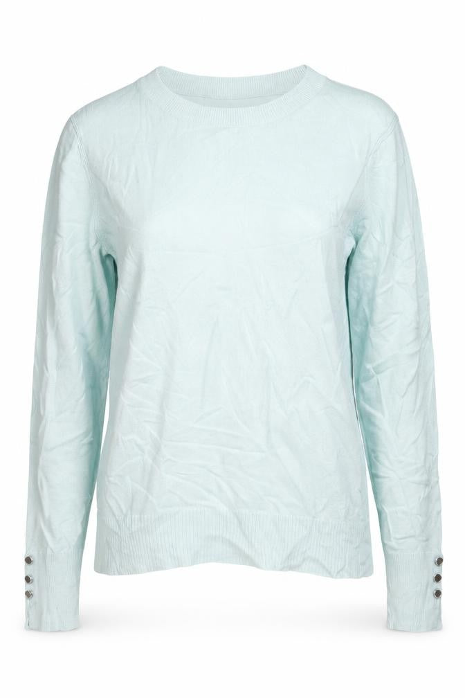 River Island Women Blue Size 10 Lightweight Knit Crew Neck Jumper