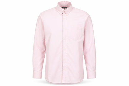 Jeff Banks London Men’s Pink L Cotton Button-Down Long Sleeve Shirt