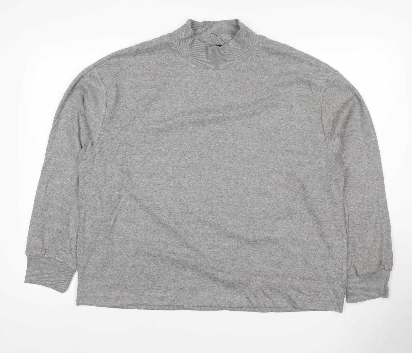 Marks & Spencer Collection Women’s Grey Size 18 High Neck Pullover Sweatshirt