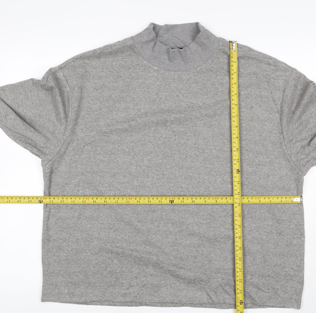 Marks & Spencer Collection Women’s Grey Size 18 High Neck Pullover Sweatshirt