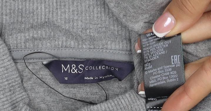 Marks & Spencer Collection Women’s Grey Size 18 High Neck Pullover Sweatshirt