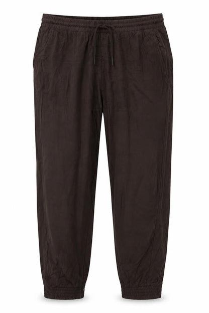 Marks & Spencer Women Brown Size 16 Short Stretch Jogger Trousers