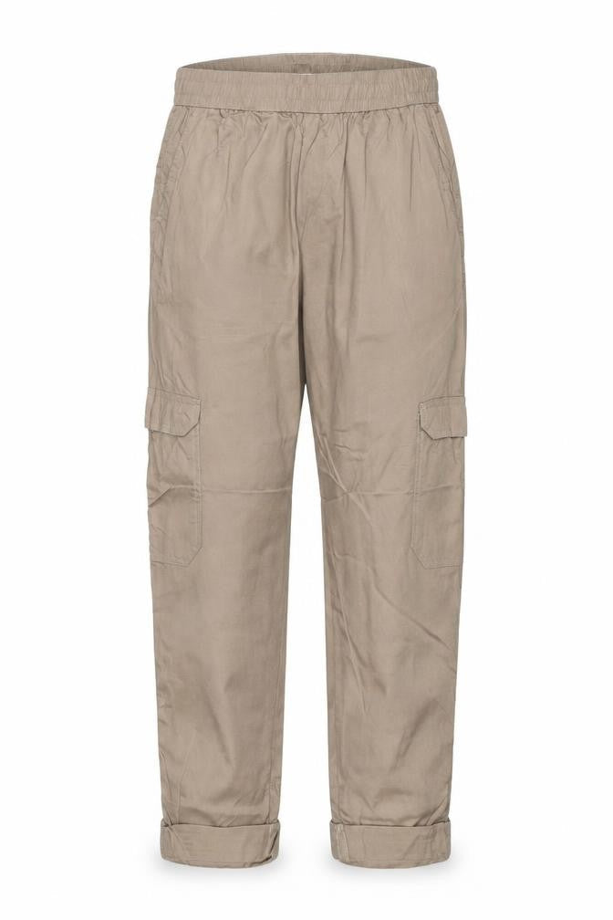 John Lewis Anyday Women Beige UK 12 Lyocell Cargo Jogger Trousers