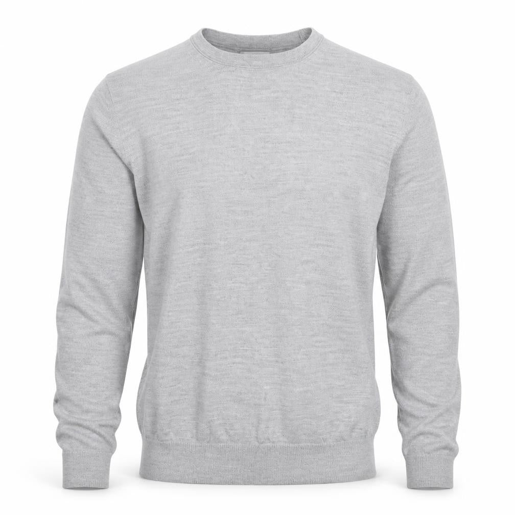 Reiss Men’s Grey Wool Crew Neck Knit Pullover Jumper Size M
