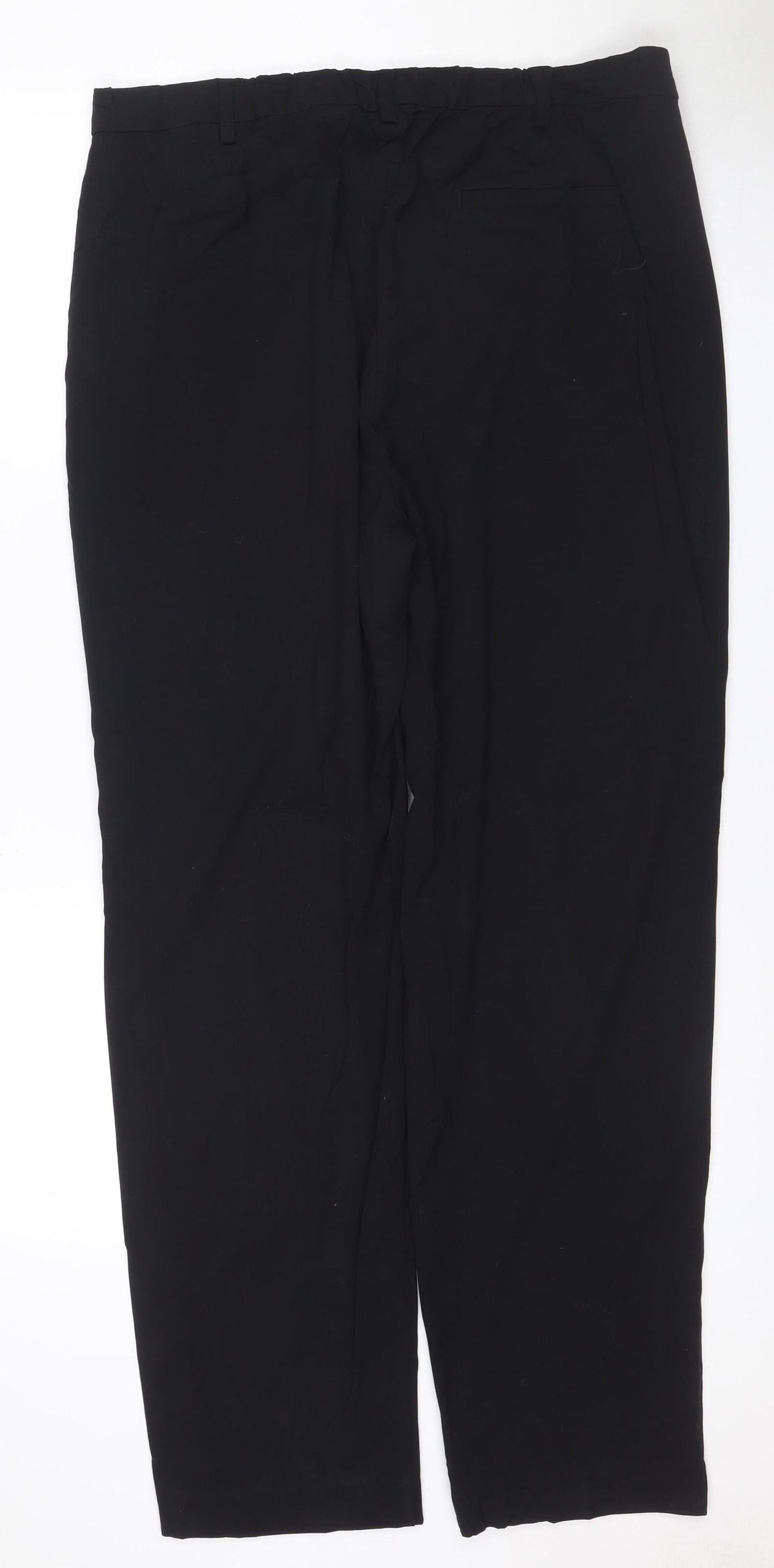 Marks & Spencer Women’s Black UK 16 Regular Straight Leg Trousers NWT