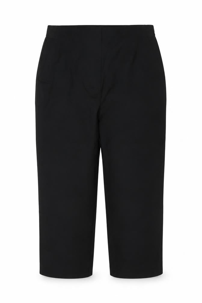 Marks & Spencer Women's Black UK 12 Straight Stretch Work Trousers