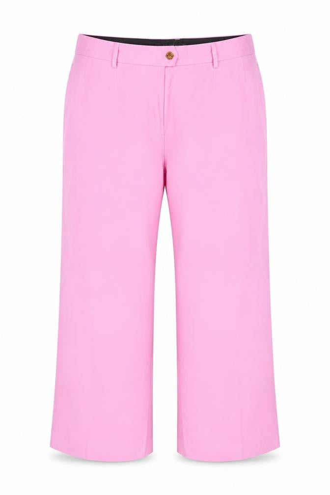 Marks & Spencer Women’s Pink Size 20 Regular Wide Leg Tailored Trousers