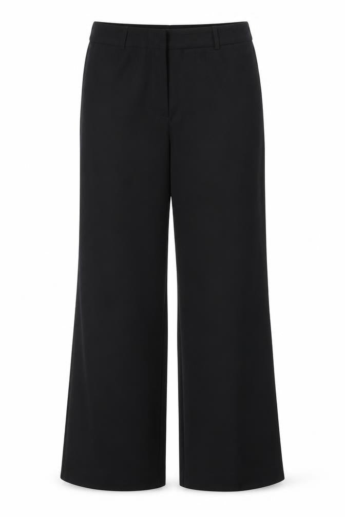 Warehouse Women's Black UK 10 Flared Tailored Dress Trousers
