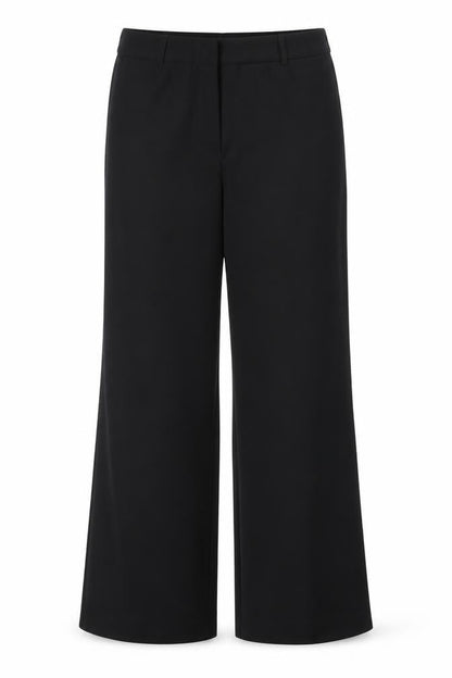 Warehouse Women's Black UK 10 Flared Tailored Dress Trousers