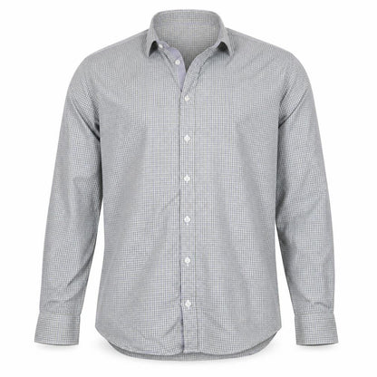 Marks & Spencer Men Multicolour Check 16.5 Slim Twill Shirt
