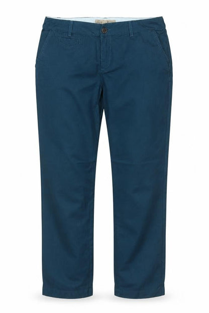 FatFace Women’s Blue Size 12 Straight Linen Blend Jeans