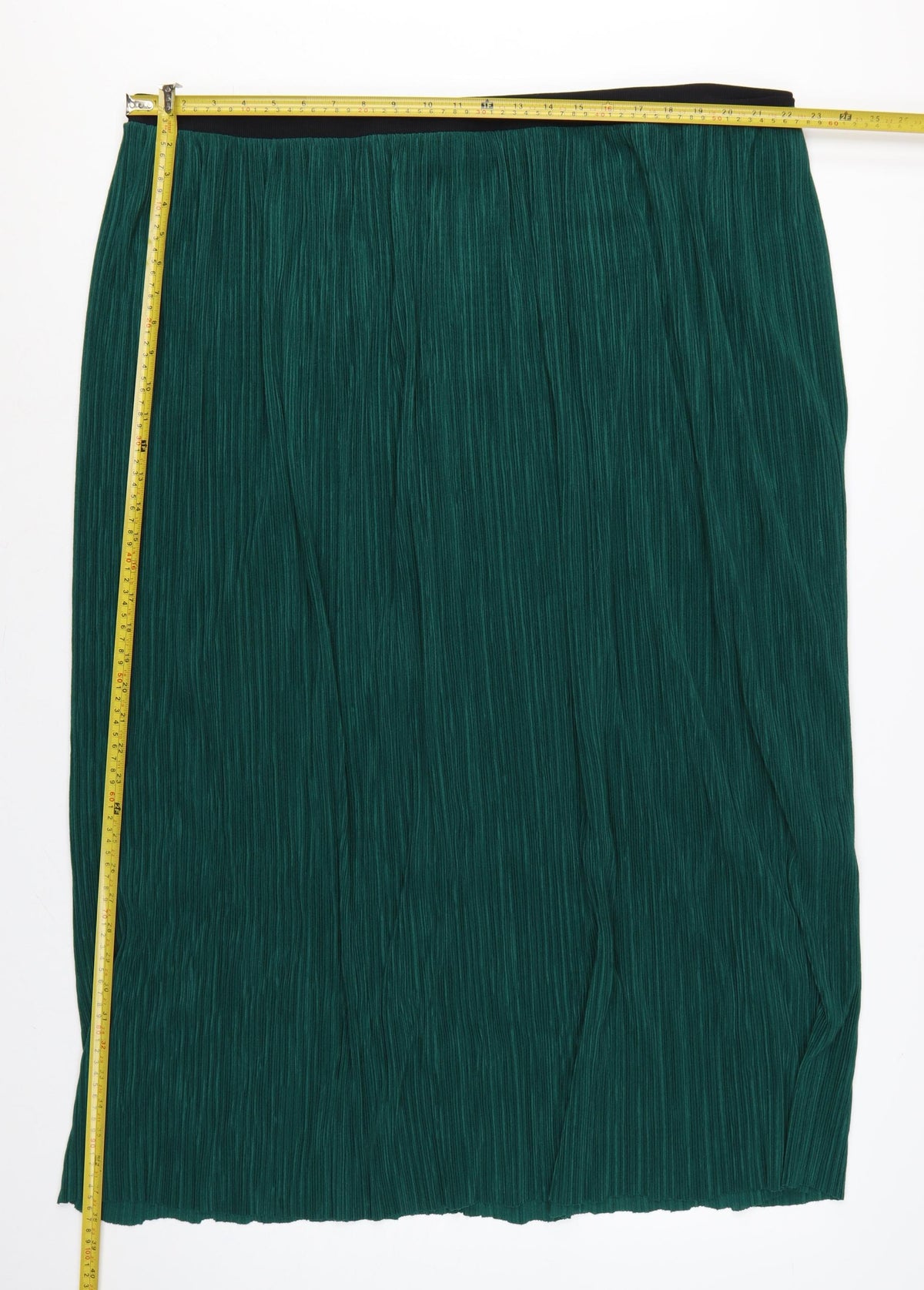 Marks & Spencer Women Green UK 24 Per Una Pleated Maxi Skirt