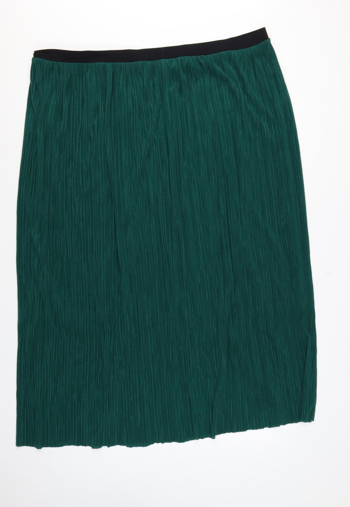 Marks & Spencer Women Green UK 24 Per Una Pleated Maxi Skirt
