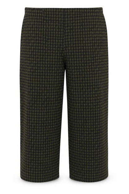 Marks & Spencer Women’s Green Black Size 20 High Rise Wide Leg Geometric Trousers
