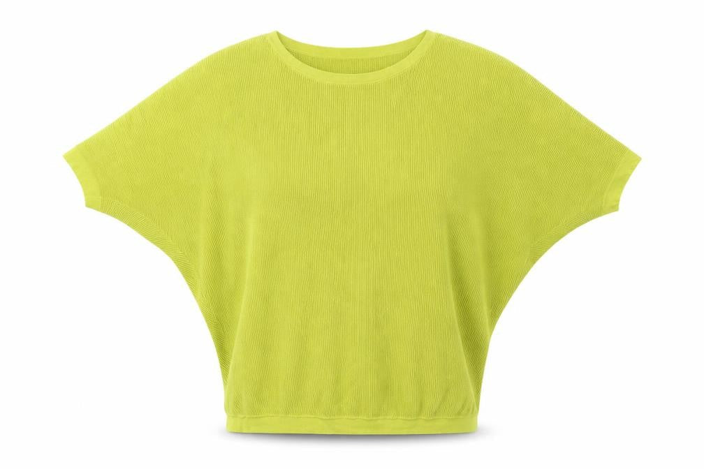 Phase Eight Women’s Yellow Size 12 Cotton Short Sleeve Knit Jumper