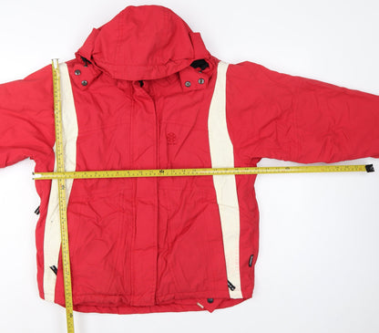 TOG24 Women’s Red S Hooded Ski Jacket Snowboard Coat