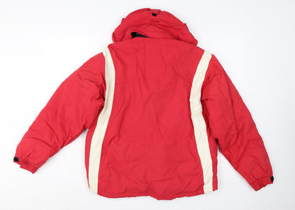 TOG24 Women’s Red S Hooded Ski Jacket Snowboard Coat