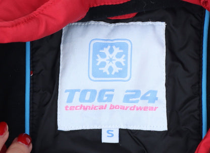 TOG24 Women’s Red S Hooded Ski Jacket Snowboard Coat