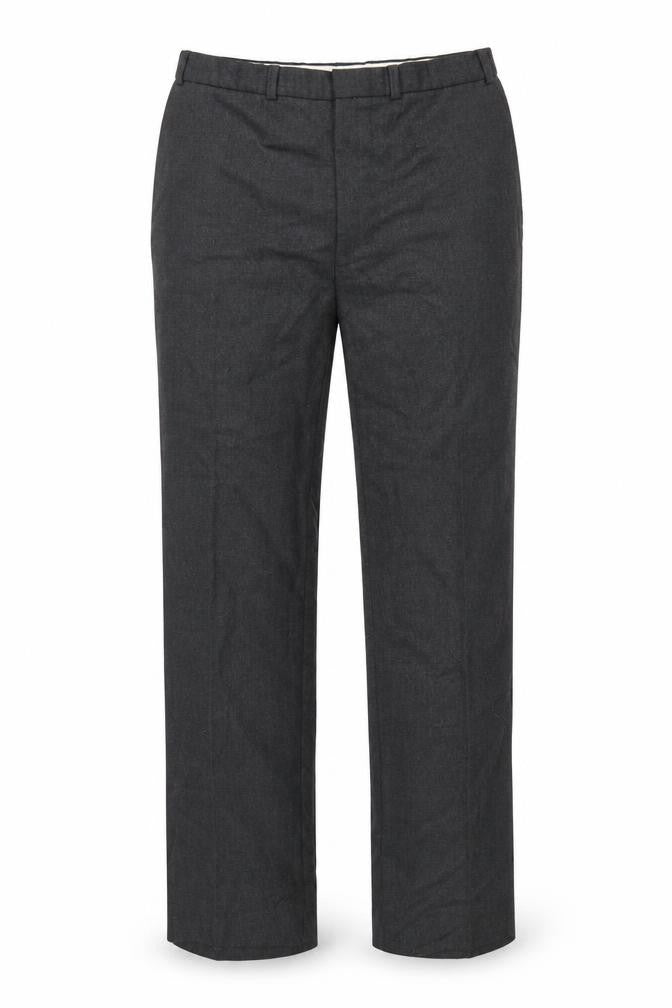 St Michael Men’s Grey Wool Blend Dress Trousers 40in 33in Leg Vintage